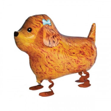 Walker-Ballon Hund Braun
